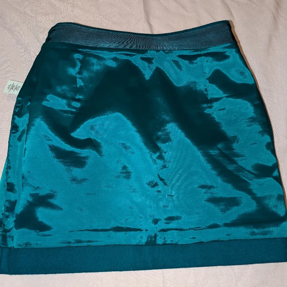 J. Crew Teal Mini Skirt
